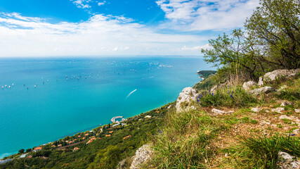 The gulf of Trieste and the fast race of the Barcolana. Italy