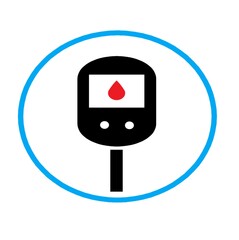 diabetes awareness. Modern style logo illustration for november month awareness campaigns. Medical animation.	