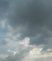 blue sky with clouds