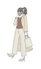 ファッションイラスト_マスク