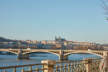 bridge over the river Prague
