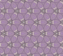 purple image mosaic on the floor