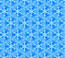 illustration of 2021 winter mood on dark blue background
