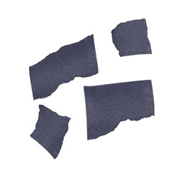 Emery paper, sandpaper isolated on white