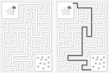 Easy little star maze