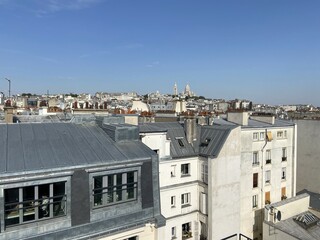 Paysage urbain et Montmartre à Paris