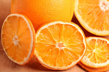 oranges déshydratées