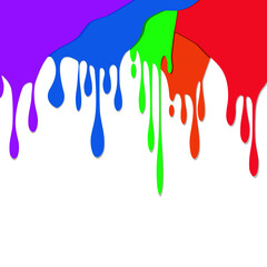 abstract background splashing paint. Paint colorful dripping background