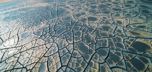 Crack ground texture , drought season background