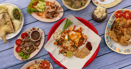Thai Food Mixed Dishes