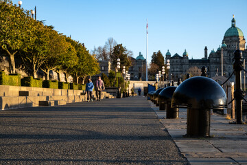 Victoria Inner Habour during COVID-19, Victoria, BC Canada