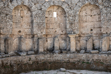 Fototapeta na wymiar Greek and Roman historical ruins