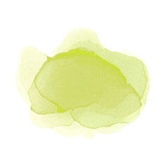 Watercolor Green Splashes. Alcohol Ink Texture. Abstract Colorful Background. Hand Painted Watercolor Texture