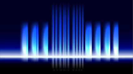 テクノロジー、音の抽象的イメージの背景