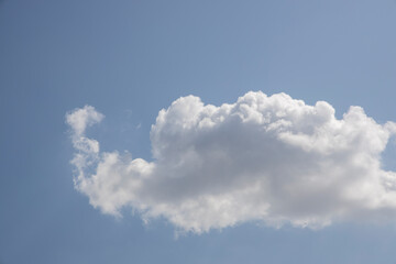 blue sky and white cloud