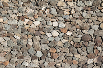 Wall texture background masonry stone grunge.