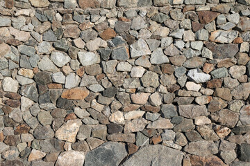 Wall texture background stone grunge facing coarse.