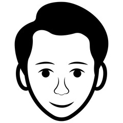 
Adult  man avatar line icon 
