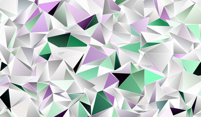 Obraz premium Abstract Low-Poly background. triangulated texture. Design 3d. Polygonal geometrical pattern. Triangular modern style