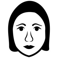 
Lady in a line, human avatar
