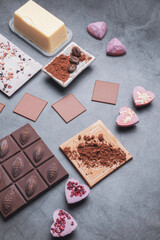 assorted colorful chocolate bar