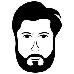 
Adult  man avatar line icon 
