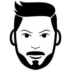 
Adult  man avatar line icon 
