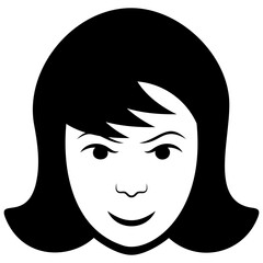 
Lady in a line, human avatar
