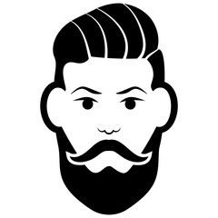 
Adult  man avatar line icon 
