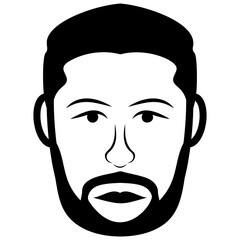 
Adult  man avatar line icon 
