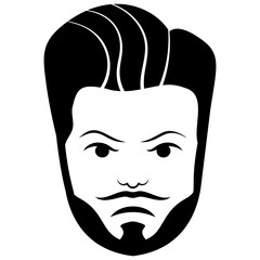 
Adult  man avatar line icon 
