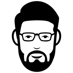 
Male avatar line icon 
