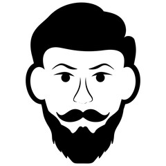 
Male avatar line icon 
