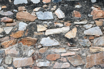 Grunge texture stone wall background.