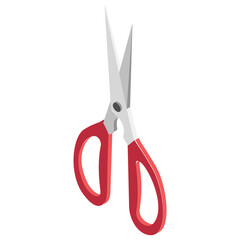 
Cutting scissor isometric  icon design 
