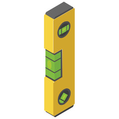 
Construction leveler isometric  icon design  
