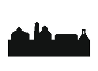Fototapeta premium skyline of ancona city in italy