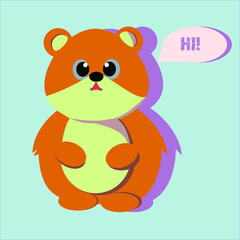 Friendly and funny Hamster will delight you