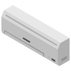 
Air conditioner isometric  icon design 
