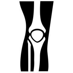 
Knee joint icon vector
