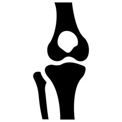 
Knee joint icon vector
