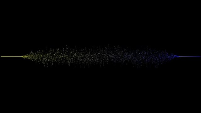 PNG Alpha.Looping High frequency Noise interference wave equalizer HUD. CYBERPUNK 90s Seamless Futuristic HUD Voice, Audio Equalizer.2D graphic.Color equalizer blue,red.
