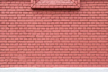 Fototapeta na wymiar Red brick wall texture grunge background.
