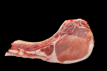 Close up of a veal steak