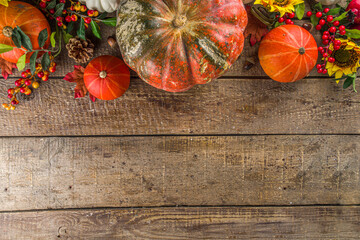 Festive autumn background