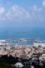 Obraz premium Overview of Haifa, Israel
