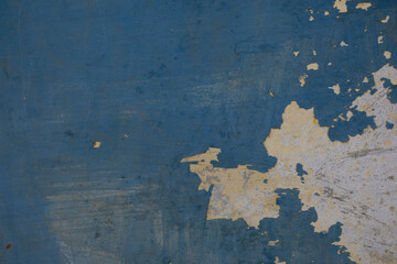 blue wall with light gray and white spots