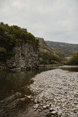 river in the mountains