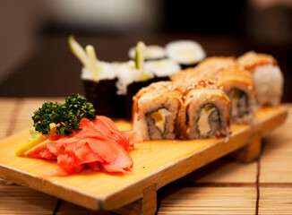 Japanese food. Sushi.