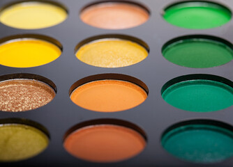 make-up collection close up